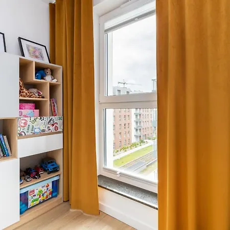 شقة Srodmiescie Angielska Grobla With Free Parking By Renters